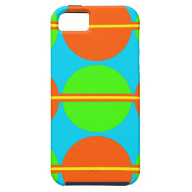 Summer Citrus Lime Green Orange Yellow Teal Circle iPhone 5 Covers