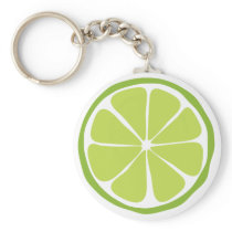 Summer Citrus Lime Keychain