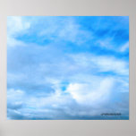 Summer clouds poster posters
