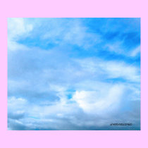 Summer clouds poster posters