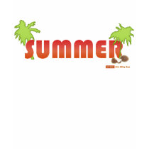 Summer Coconut Palm T- Shirt by LittleMilkyShop Summer Coconut Palm T- Shirt