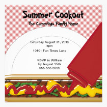Summer Cookout Invitation invitations