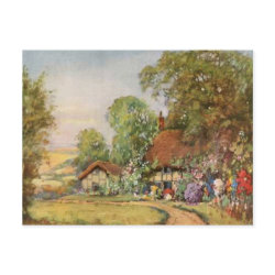 Summer Cottage Postcard postcard