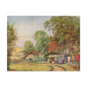 Summer Cottage Postcard by dreamingagain Summer Cottage Postcard
