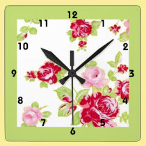 Summer Cottage Wall Clock wall clocks