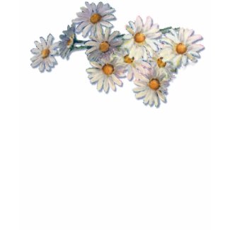 SUMMER DAISIES by SHARON SHARPE shirt