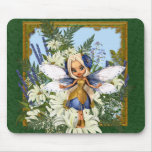 Summer Daisy Blue Fae Mousepads