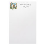 Summer Daisy Blue Fae Stationery Design