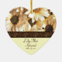 Summer Daisy Flower Adoption Ornament