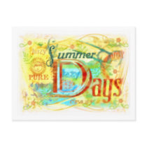 Summer Days Postcard