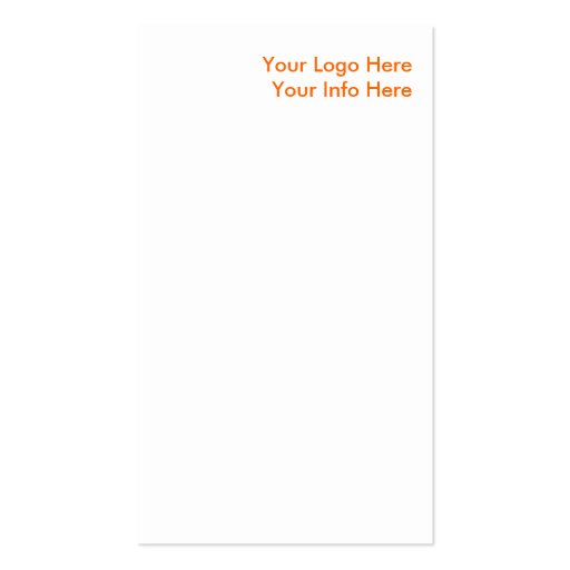 summer design business card template (back side)