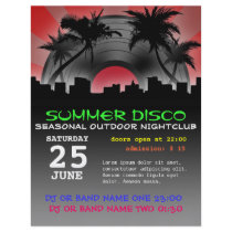 summer disco flyer