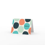 Summer Dots Thank You Note Cards