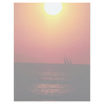 Summer dreams, sailing off the coast of southern C Customized Letterhead