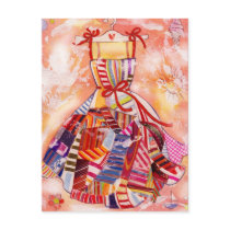 Summer Dress Postcard