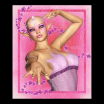 Summer Elf, Elven Female Summer Queen posters
