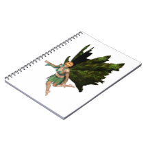 Summer Fae Fairy Spiral Notebook