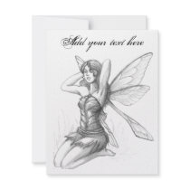 Summer Fairy Custom Announcements