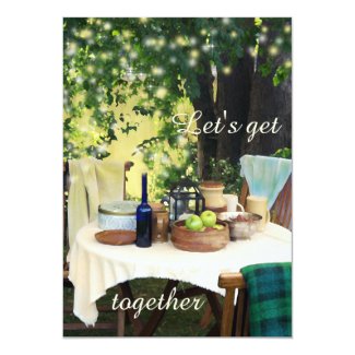 Summer Family Country Reunion Party Invitation 5" X 7" Invitation Card
