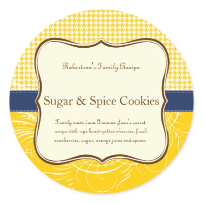 Summer Favor Label Sticker