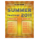 summer festival flyer