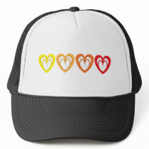 summer flip flop design mesh hats