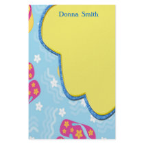 Summer Flip Flops Personalized Customized Stationery