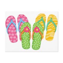 Summer Flip Flops Postcards