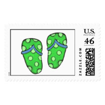 Summer Flip Flops Preppy Fun Postage Stamps