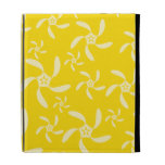 Summer Floral Design. Sunny Yellow. iPad Folio Cover