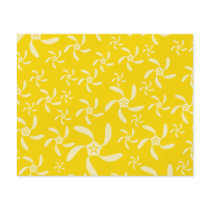Summer Floral Design. Sunny Yellow. Custom Flyer