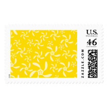 Summer Floral Design. Sunny Yellow. Stamp