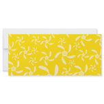 Summer Floral Design. Sunny Yellow. rack cards