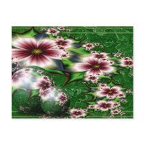 Summer Floral Sphere postcards
