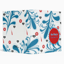 SUMMER FLOURISH 3 RING BINDER