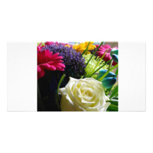Summer Flower Burst Photo Card