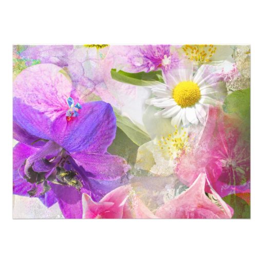 Summer flowers announcements