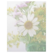 Summer Flowers Bouquet Custom Letterhead