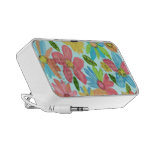 Summer Flowers Doodle Custom Speaker