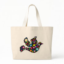Summer Flowers Dove Bag