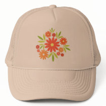 Summer flowers hats
