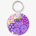 Summer Flowers keychains by ogonek01 Summer Flowers keychains