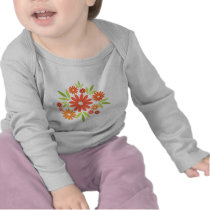 Summer flowers t-shirts