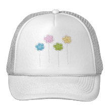 Summer Flowers Trucker Hats