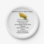 Summer Foods Paper Plates! Paper Plate