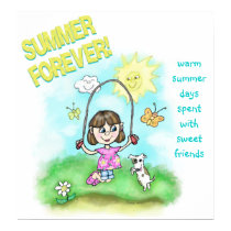 Summer Forever Art Poster Print - Customized by jamiecreates1 Summer Forever Art Poster Print - Customized