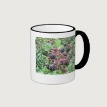 Summer Fruits (4852) Black Ringer Mug 11oz mugs