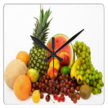 SUMMER FRUITS WALLCLOCKS