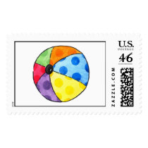 Summer Fun Beach Ball Stamp