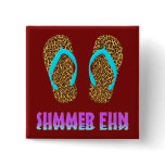 Summer Fun Flip Flop - Leopard Pins